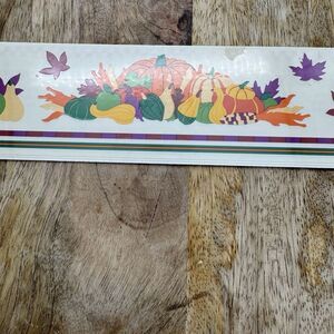 NOS VTG Mrs Grossman’s Design Line Harvest Stickers Pumpkin Fall Halloween USA